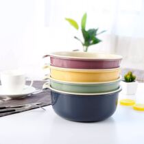Drain basket vegetable washing basin Nordic style household fruit washing plate square basket three-piece set