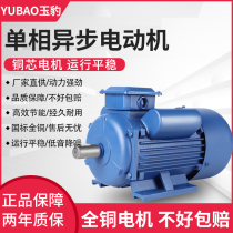 Single-phase motor 220V high-speed copper wire Small 0 75 1 1 1 5 2 2 3KW two-phase asynchronous motor
