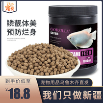 Pet Shangtian Lucky fish feed Lucky special fish food Map fish Warship fish Ornamental fish Disease resistance and anti-rot body fish food