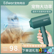 Pet hair dryer for dogs Large dog hair blowing artifact Small dog Teddy cat electric water blower High power