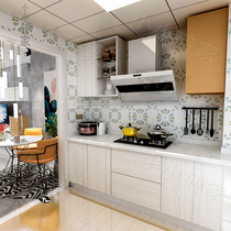 200x200 flower tiles Nordic parquet kitchen tiles kitchen wall tiles restaurant bathroom non-slip floor tiles