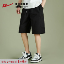 Backstress Shorts Men Summer New Sports Leisure and Leisure Easy American Workwear Pants Pure Cotton Thin Trend Five-pants