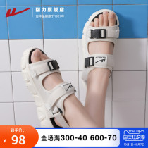 Sandals Women Summer 2021 New Official Flagship Womens Shoes Small Flat Shoes College Sports sandals