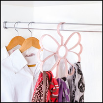 Scarf hanger household ring scarf belt storage rack multi-function ring ring tie rack hanger