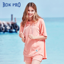 ROKPRO beach blouse swimsuit coat seaside sunscreen bikini take Resort swimsuit coat