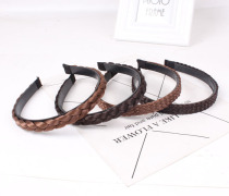  Twist pigtail wig Hair band Korean jewelry non-slip toothed headband Pressure hair bangs hair braids hair hair headdress