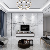 Bamboo Wood Fiber Integrated Wall Panel 3d TV Background Wall Genguan Decoration Painting Living-room Ceiling Decorated Board Fast Fitting Wall