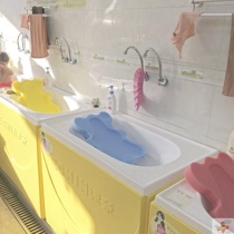 Baby bath basin bath bag mother and infant shop family upgraded version super soft baby bath sponge non-slip bath mat