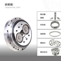 ZD large motor manufacturer 250RV reducer cycloid pin wheel robot manipulator joint reducer customized
