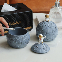 ins creative with cover ashtrays Home Cute Cigar Living Room Office Carte toilet Large Number of smoke cylinders