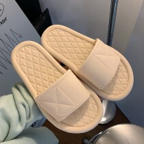 Cool slippers womens summer indoor home net red fashion simple flat-bottomed non-slip bathroom shower slippers ins