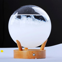 Creative gift decoration LED seven-color lighting wishing ball weather forecast bottle storm bottle wishing bottle birthday gift