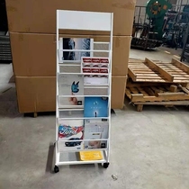Landing materials publicity leaflet newspaper book display rack multi-layer advertising paper travel agency to read magazine rack vertical