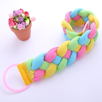 (Multi-specification optional) Three-strand four-strand twist bath towel with Bath flower pull back strip double-sided thickened bath strip