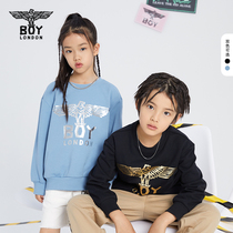 boylondon childrens clothing flagship store official website 21 autumn and winter New Men and women simple pullover clothes 1062