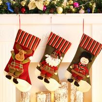 Christmas Socks Gift Bags Big Number Christmas Old Age Old Gift Bags Children Christmas Socks Pendant Gift Boxes Decoration Gifts