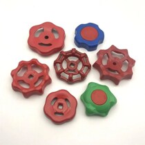 Water valve switch rotating handle square hole heating valve accessories cast iron thickened handwheel blue copper globe valve runner