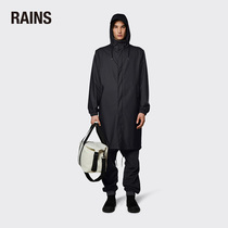 Rains Fishtail parka fishtail wind suit waterproof suit with hat jacket Fashion raincoat for men and women