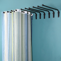 Curtain shop display rack movable hanging sample swing Rod hanger curtain frame cloth piece small sample display rack simple shelf