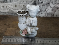 Old porcelain angel wax table Girl 2