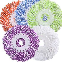 Universal thickened rotary mop head replacement head home with non-pure cotton pier bummy head round mop head suction accessories