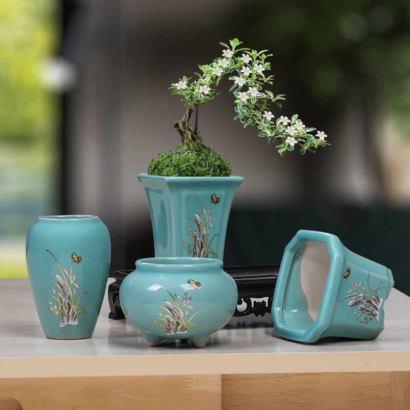 竹节陶瓷花器-竹节陶瓷花器促销价格、竹节陶瓷花器品牌- 淘宝