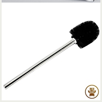 Toilet brush toilet long handle to dead corner round head brush household toilet brush head replacement head universal wash