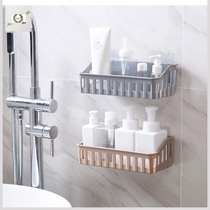 Non-perforated triangle shelf supplies Bathroom storage toilet wall-mounted bathroom large rack Wash rack