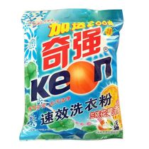 Qiqiang washing powder 3kg plus 200g a total of 6 4kg to oil and labor insurance household property cleaning bags