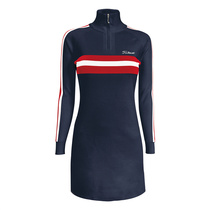 Autumn and winter womens sweater dress fashion slim GOLF skirt clothing long sleeve sweater dress GOLF sportswear