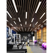 LED square light strip light Grille shopping mall supermarket 10 cm strip office aluminum square ceiling special light