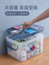 Emergency emergency kit small medicine box dormitory medicine box storage box family loading full set of students Medical box portable first aid kit