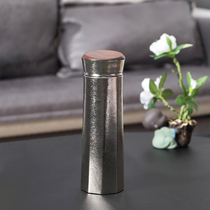 Titanium Yang pure titanium thermos cup double-layer large capacity mens high-grade tea water separation tea cup gift box custom logo