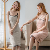 Womens bath towels can be worn and can be wrapped absorbent quick-drying household sling suit summer thin dress Japanese style