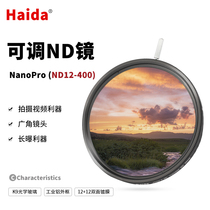Haida sea adjustable reducer ND12-400 variable nd mirror dimming filter 67 77 82mm filter