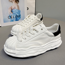 Small White Shoes Women 2022 Summer New Women Shoes 100 Hitch Bottom Shell Head Dissolution Shoes Casual Sports Board Shoes