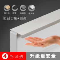 Matte silver invisible gray extended cabinet door handle modern ultra-long simple cabinet drawer dark handle wardrobe handle