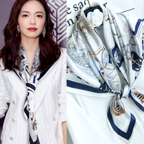 100% Silk big square scarf spring and summer mulberry silk small square scarf autumn and winter fashion scarf with fashion silk scarf women