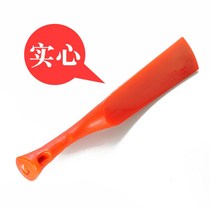 New plastic solid thick red white flat long handle washing clothes washing Mallet washing bar hammer hanging bag