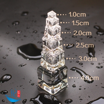 Fake ice simulation ice cube decorative photo props Yake man-made high transparent high quality square ice cube