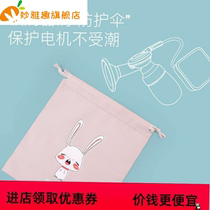 -Multifunctional portable breast pump storage bag 3 baby bottle Diapers Baby out storage bag pass-