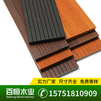 Outdoor high-resistant heavy bamboo wood floor carbonized anticorrosive bamboo floor outdoor balcony terrace park courtyard plank road wall panel