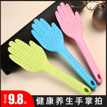 Meridian Pat clapping board Health Preserving Pat-back Pat Beat Plate Knocks Hammer Knock Back Massage Sticks Domestic Silicone Massager