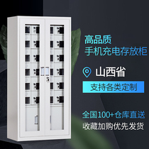 Shanxi USB charging multi-door Cabinet custom mobile phone storage cabinet unit factory storage acrylic locker with lock