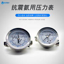 Dalian Hengye YZA-60 Ammonia Pressure Vacuum Meter for Cold Store Refrigerator Stainless Steel Seismic Ammonia Pressure Gauge