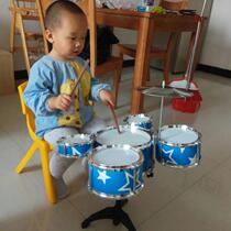 Jinbao drum set professional adult jazz drum children practice beginner five drums four three two cymbals toys