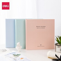  Deli 65354 album 6-inch family childrens growth commemorative album album 6-inch 200 couples DIY handmade creative storage photo box can put 200 6-inch photos