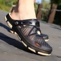 Sandals mens summer outwear 2022 new non-slip soft bottom dual-use sandals for mens beach shoes casual dongle shoes