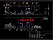 Low-fat solidification type yogurt process flow drawing cad drawing Milk flake production line plant layout cad drawing