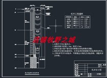 Well design drawing cad drawing well room plane profile cad drawing